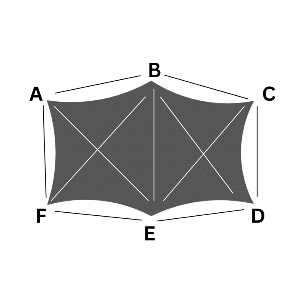 shade sail hyperbolic paraboloid